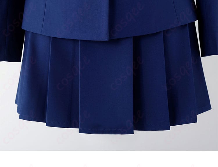 名探偵コナン 毛利蘭 コスプレ衣装 スカート装飾の詳細 - 繊細なデザインが魅力の制服コスプレ