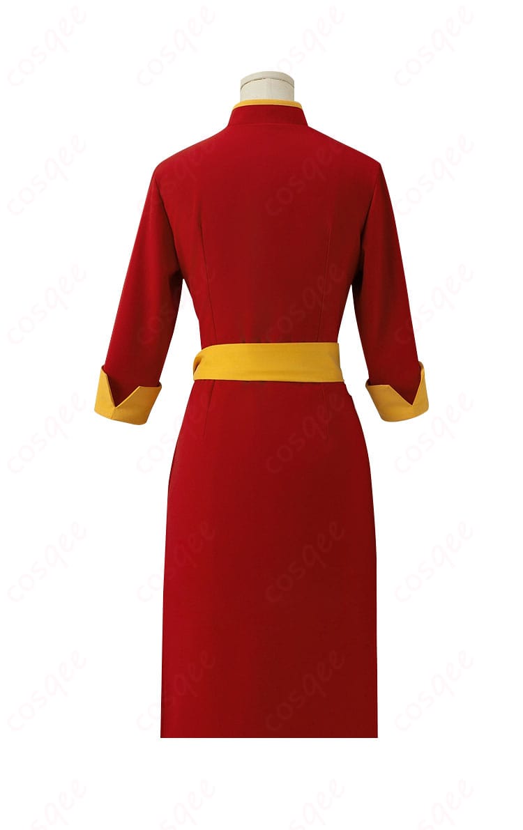 銀魂神楽コスプレ衣装の背面全体画像。背中部分のディテールがよく分かる構図。