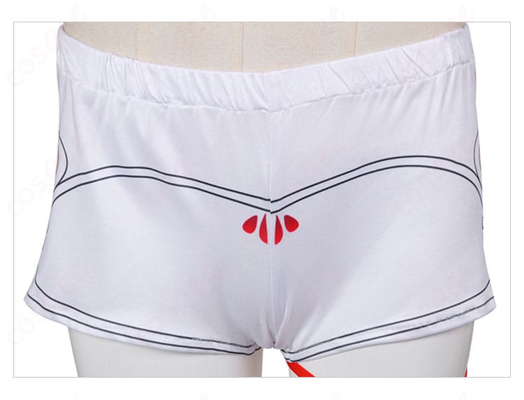 衣装のパンツ部分の正面装飾、こだわりのディテール。