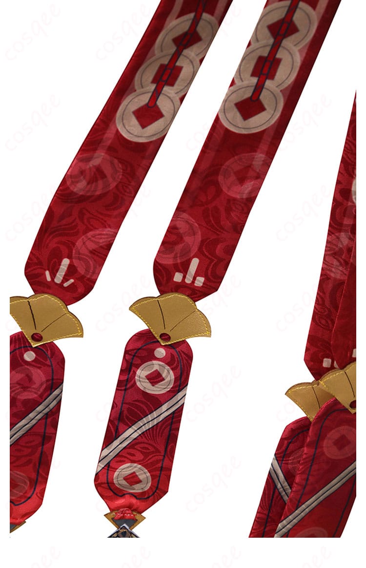 李素裳コスプレ衣装の袖口装飾、繊細なデザインが特徴的。