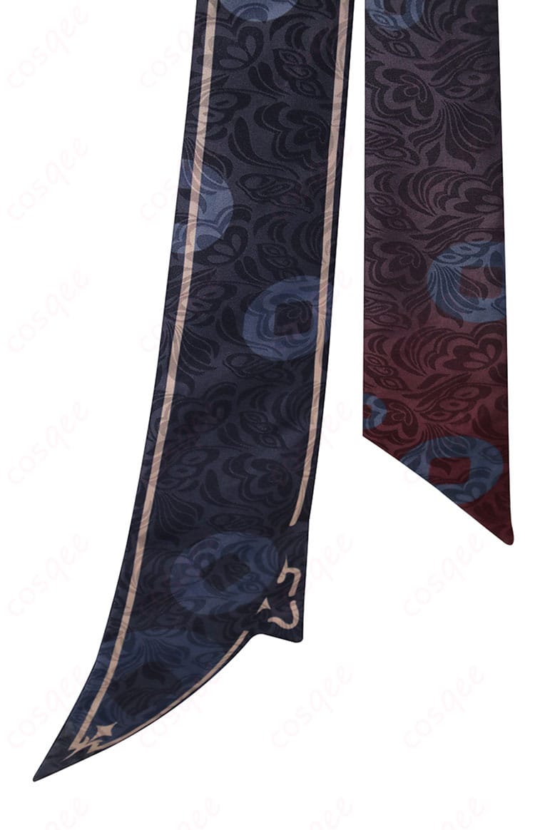 衣装のスカート部分の装飾、細部まで再現された美しいディテール。