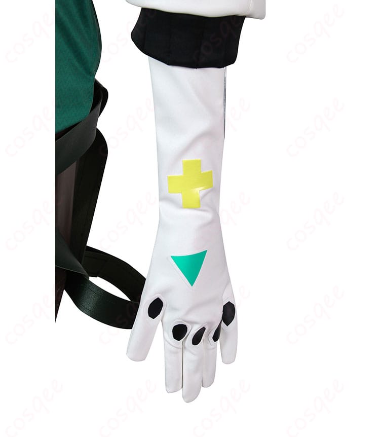 デッドロックコスプレ衣装の外套背面、衣襟部分の装飾が特徴的。