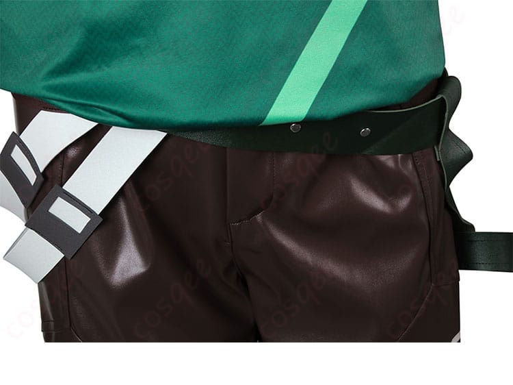 デッドロックコスプレ衣装の肩袖部分の装飾、細部までこだわりが感じられる。