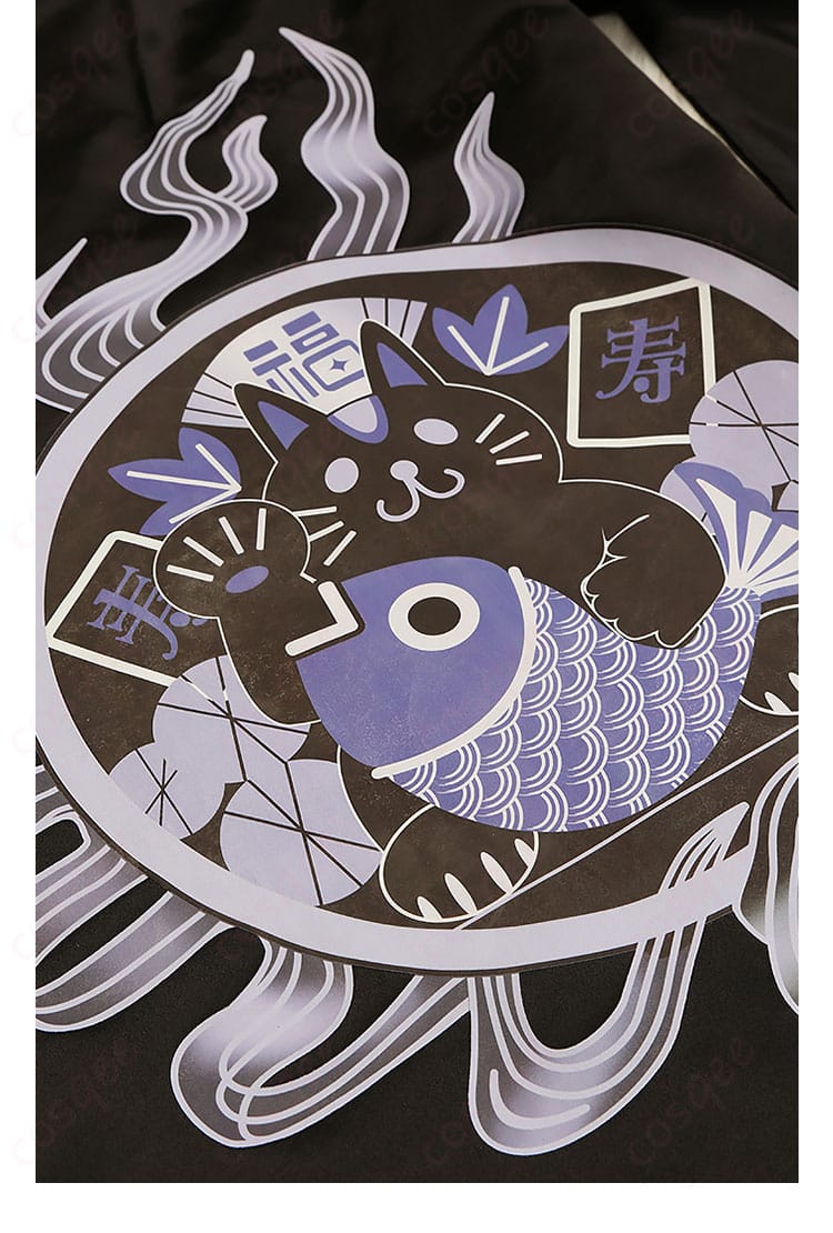 Fate/Grand Order 巌窟王 モンテ・クリスト コスプレ衣装の衣摆装飾。細かなディテールで、衣装の完成度が高い。