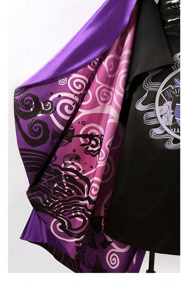 Fate/Grand Order 巌窟王 モンテ・クリスト コスプレ衣装の披風の装飾部分。細かな刺繍とデザインが美しい。