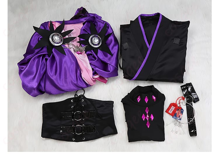 Fate/Grand Order 巌窟王 モンテ・クリスト コスプレ衣装のセット内容を展示。衣装一式が確認できます。