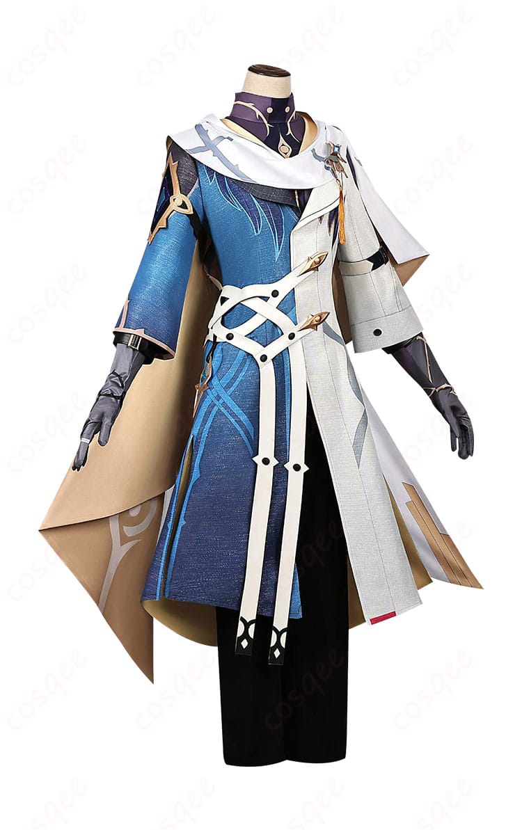 サンデーコスプレ衣装の側面図。衣装の詳細なディテールがしっかりと再現されています。