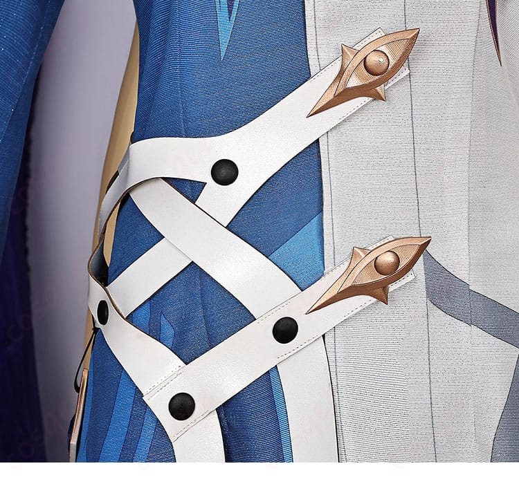 サンデー新衣装の系帯の装飾。美しいデザインが施されています。