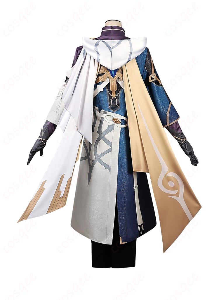 サンデー新衣装コスプレ衣装の背面図。衣装の後ろ姿も美しく再現されています。