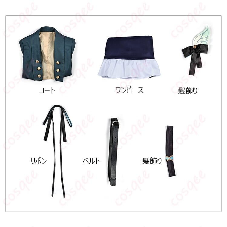 崩壊スターレイル ホタル 夏の約束 コスプレ衣装 清涼感ある上品ディテールで写真映え - 6枚目の画像