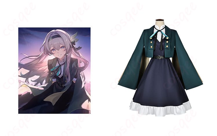スターレイルのホタルのコスプレ衣装、キャラクターとのリアルな再現をお楽しみください。
