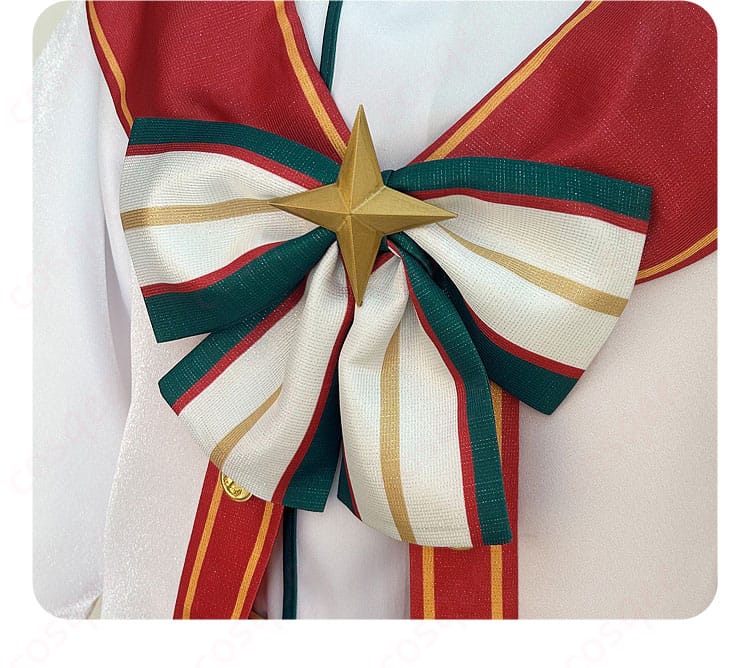 スタフェス コスプレ衣装 领口の蝶結び装飾 - エレガントなデザインでキャラクターの魅力を引き立てる