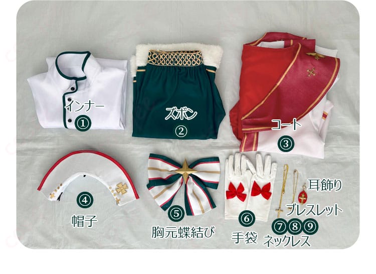 スタフェス コスプレ衣装 パンツ装飾の詳細 - 精巧な装飾が施されたパンツ