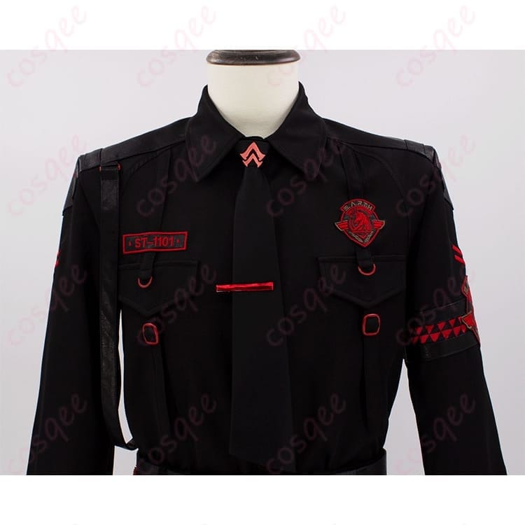 恋と深空 セイヤのEvol特殊部隊ブラック制服で端正に決めるコスプレ衣装 - 5枚目の画像