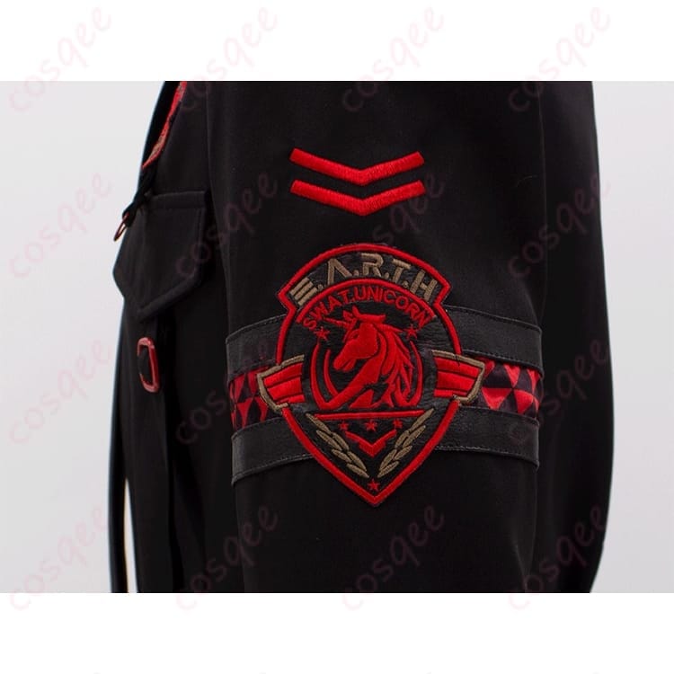 恋と深空 セイヤのEvol特殊部隊ブラック制服で端正に決めるコスプレ衣装 - 6枚目の画像