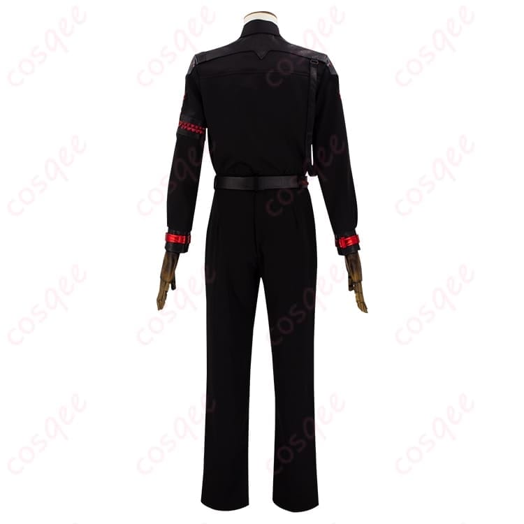 恋と深空 セイヤのEvol特殊部隊ブラック制服で端正に決めるコスプレ衣装 - 4枚目の画像