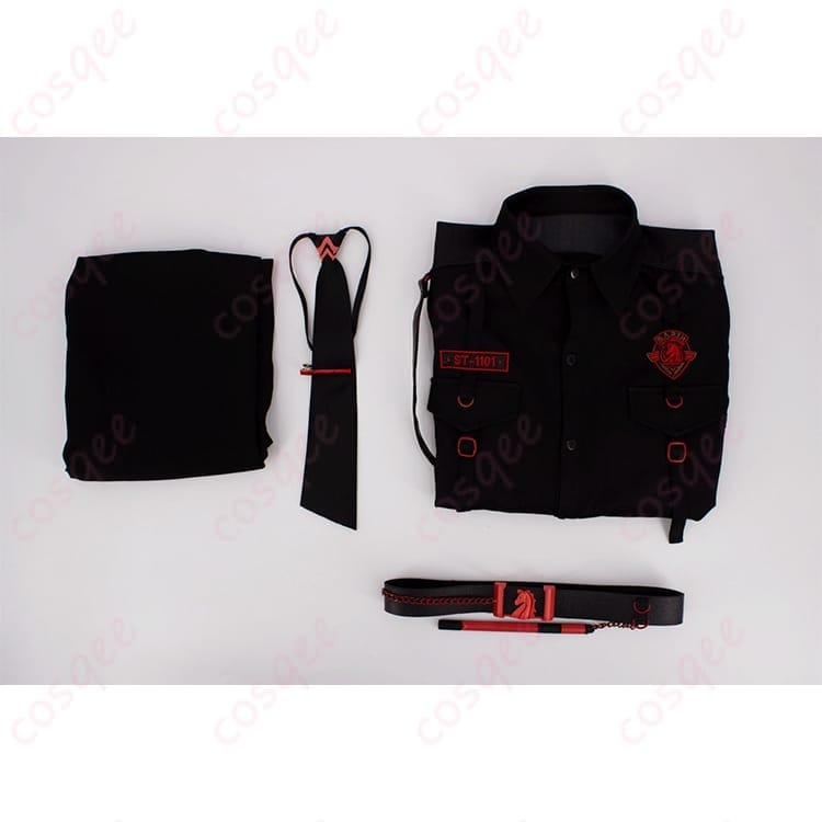 恋と深空 セイヤのEvol特殊部隊ブラック制服で端正に決めるコスプレ衣装 - 7枚目の画像