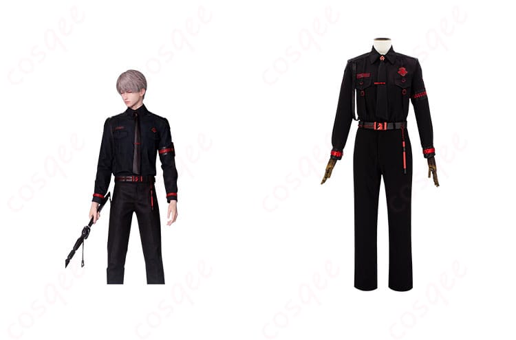 商品正面とキャラクターの組み合わせ画像 - 恋と深空 セイヤ コスプレ衣装、キャラクターとのリアルな融合。