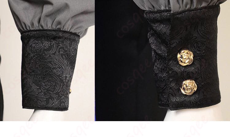 セフィロス コスプレ衣装の袖口装飾。精巧な仕上がりが特徴。