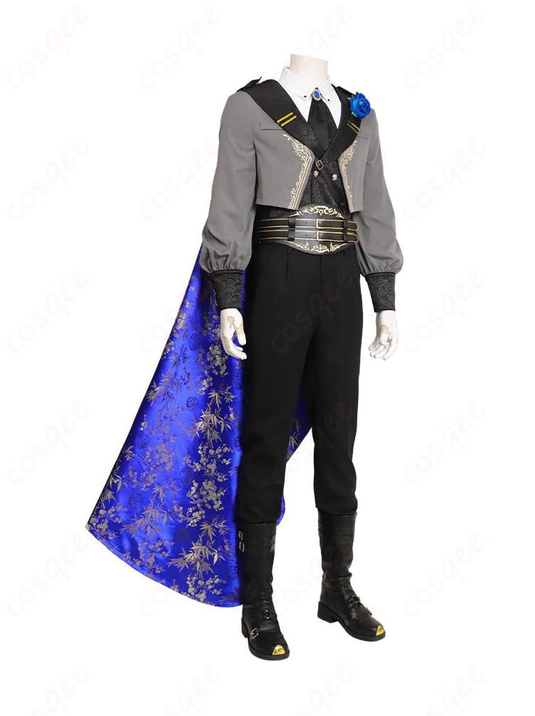 セフィロス コスプレ衣装の右側からのディテール。衣装の完璧な仕上がり。