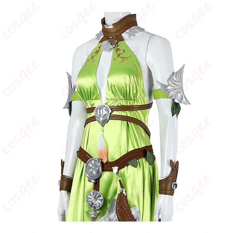 FF14 ノフィカの神秘をまとう女神風コスプレ衣装 エレガントに映える装飾設計 - 6枚目の画像