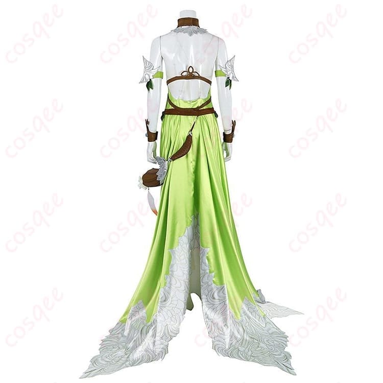 FF14 ノフィカの神秘をまとう女神風コスプレ衣装 エレガントに映える装飾設計 - 4枚目の画像