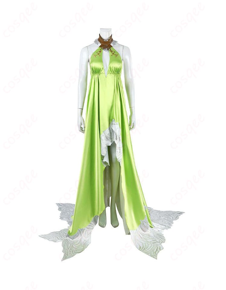 ノフィカのスカート部分の装飾の細かいディテール。美しいデザインを強調。