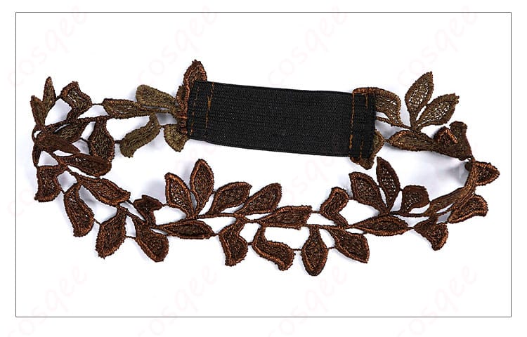 ノフィカコスプレ衣装の髪飾りの美しいデザインと細部。