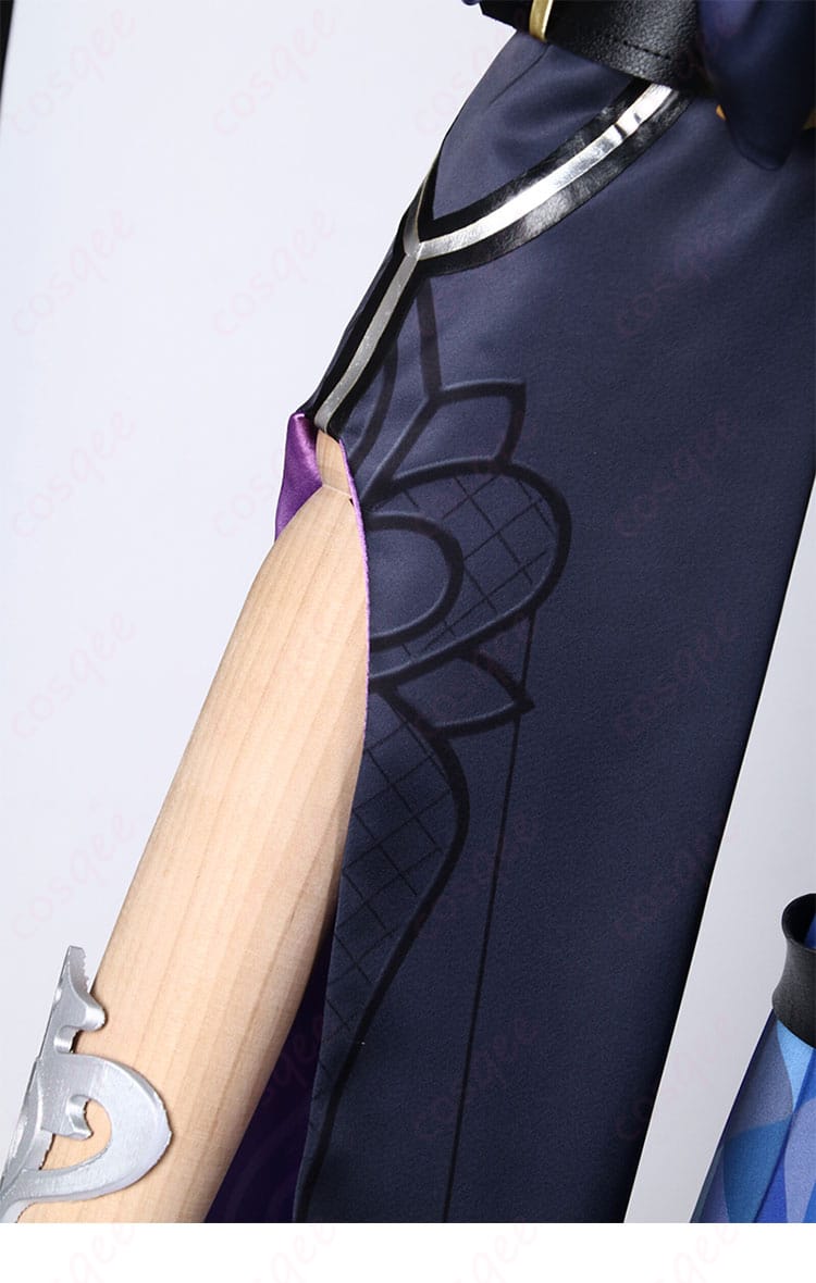 ジェイドコスプレ衣装の袖口装飾。ファン必見のディテールが施されています。