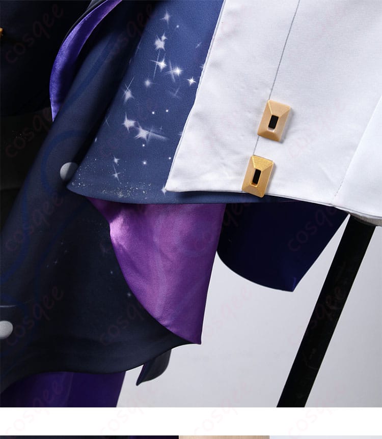 スターレイル ジェイドの衣裾部分の装飾。細部まで美しく仕上げられています。