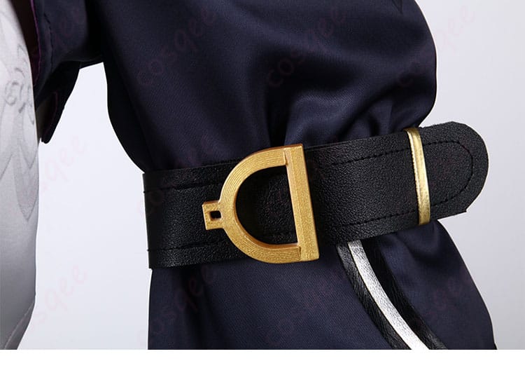 ジェイドコスプレ衣装の左袖装飾。細部まで完璧に再現されたデザイン。