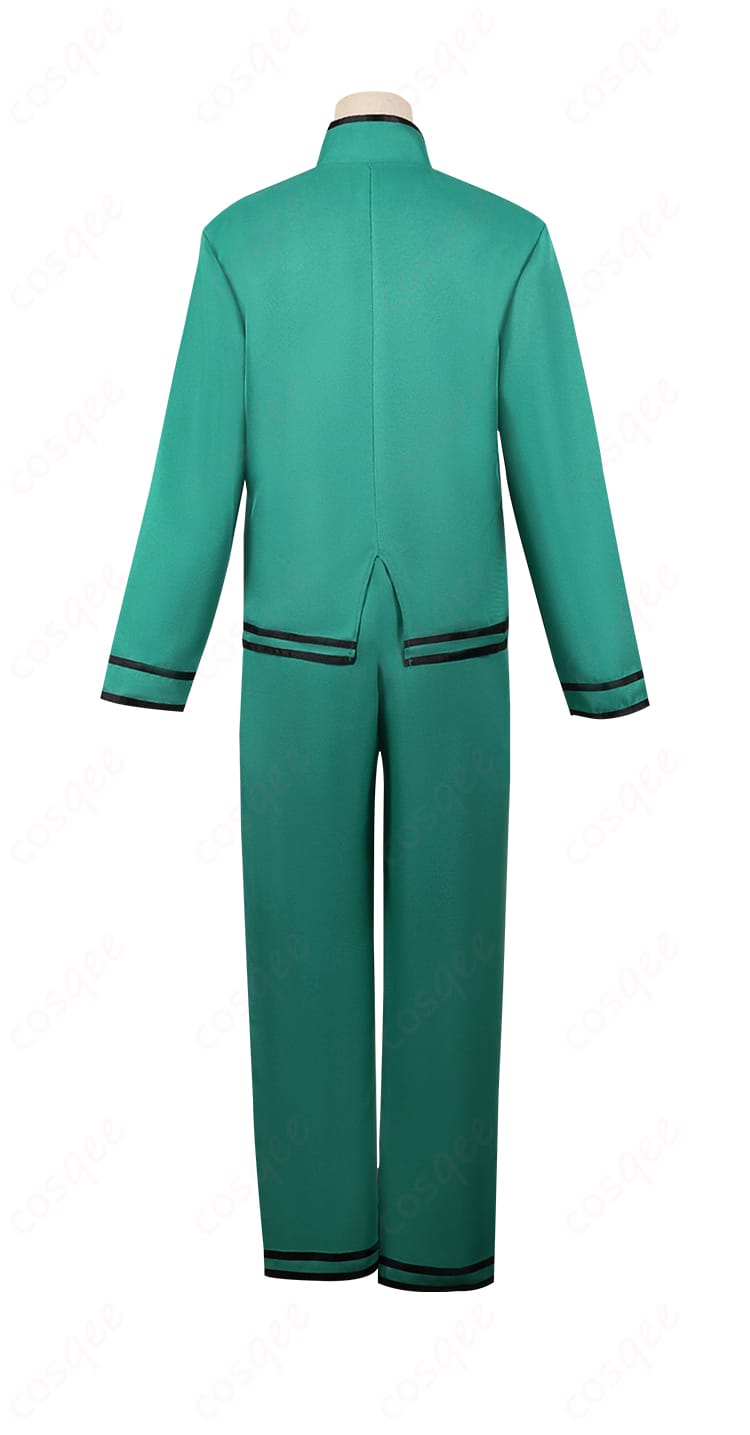 斉木楠雄 コスプレ衣装 背面画像。背中部分のディテールまで忠実に再現されたコスプレ衣装。