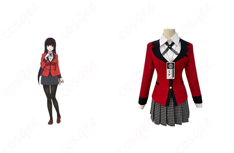 賭ケグルイ 蛇喰夢子 コスプレ衣装とキャラクターの組み合わせ。高忠実再現、コスプレイベントに最適な衣装です。