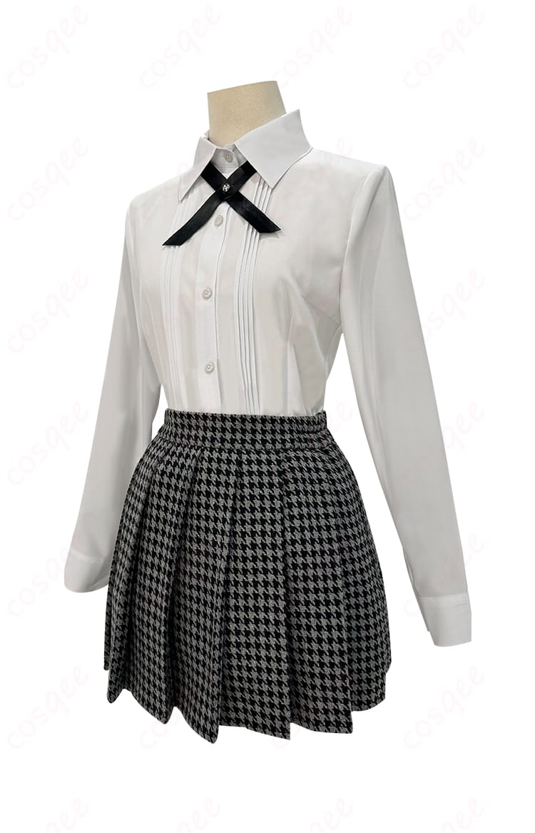 賭ケグルイ 蛇喰夢子 コスプレ衣装の内搭シャツの詳細。袖口の細部まで丁寧に仕上げられています。