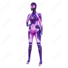 スパイダーバースのマーゴ・ケスをサイバーに纏う全身スーツ コスプレ衣装 - 2枚目の画像（サムネイル）
