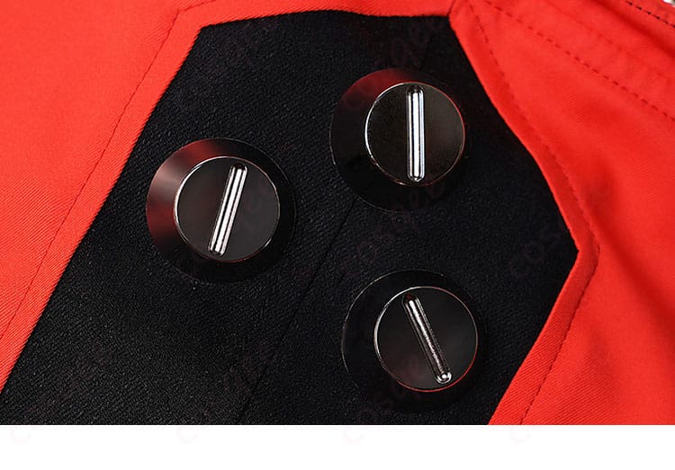 パンツレッグ部分装飾細部 - ゼンレスゾーンゼロ パイパー・ウィール コスプレ衣装のパンツレッグ部分の装飾ディテール。