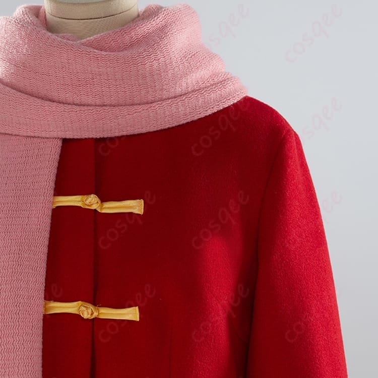 銀魂 神楽の冬服コスプレ｜暖か見えコートとマフラーで可愛く快適に - 5枚目の画像