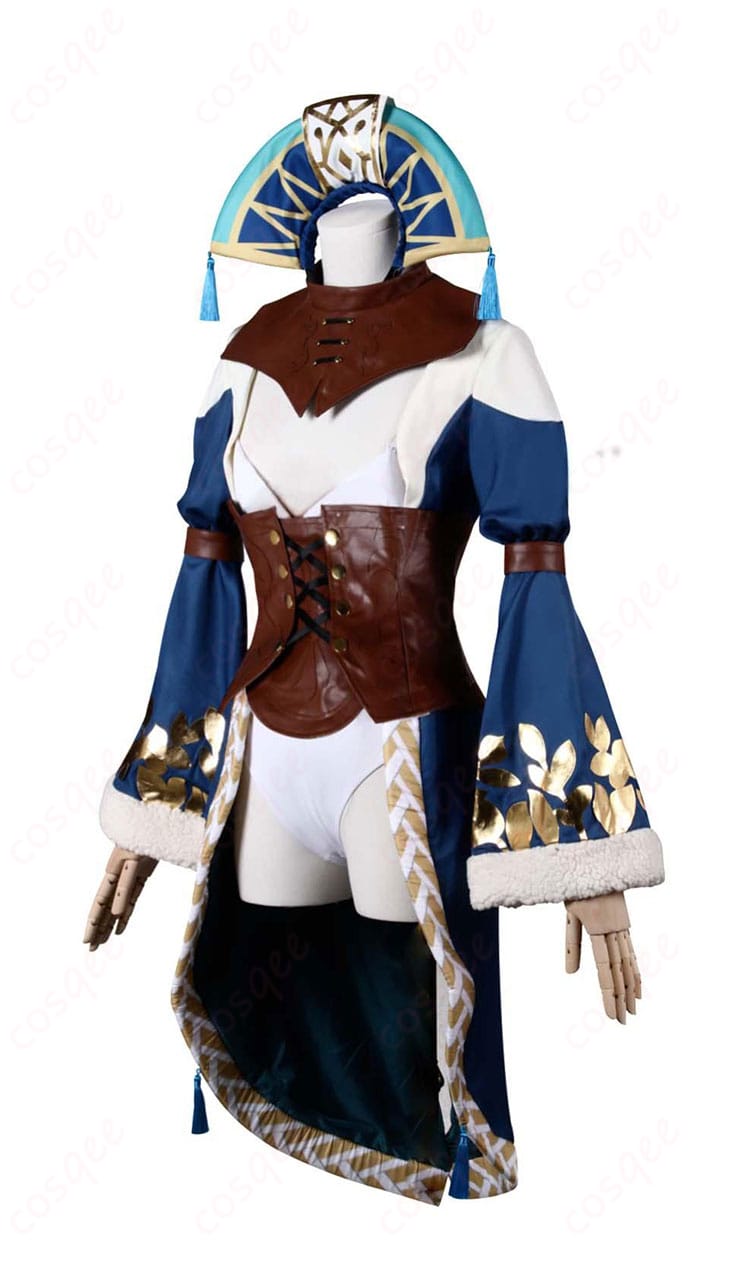 商品側面図、アンジェラのコスプレ衣装のスタイリッシュなデザイン