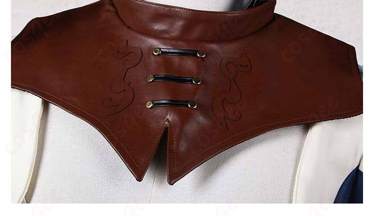 披肩装飾ディテール、アンジェラコスプレ衣装の美しい仕上がり