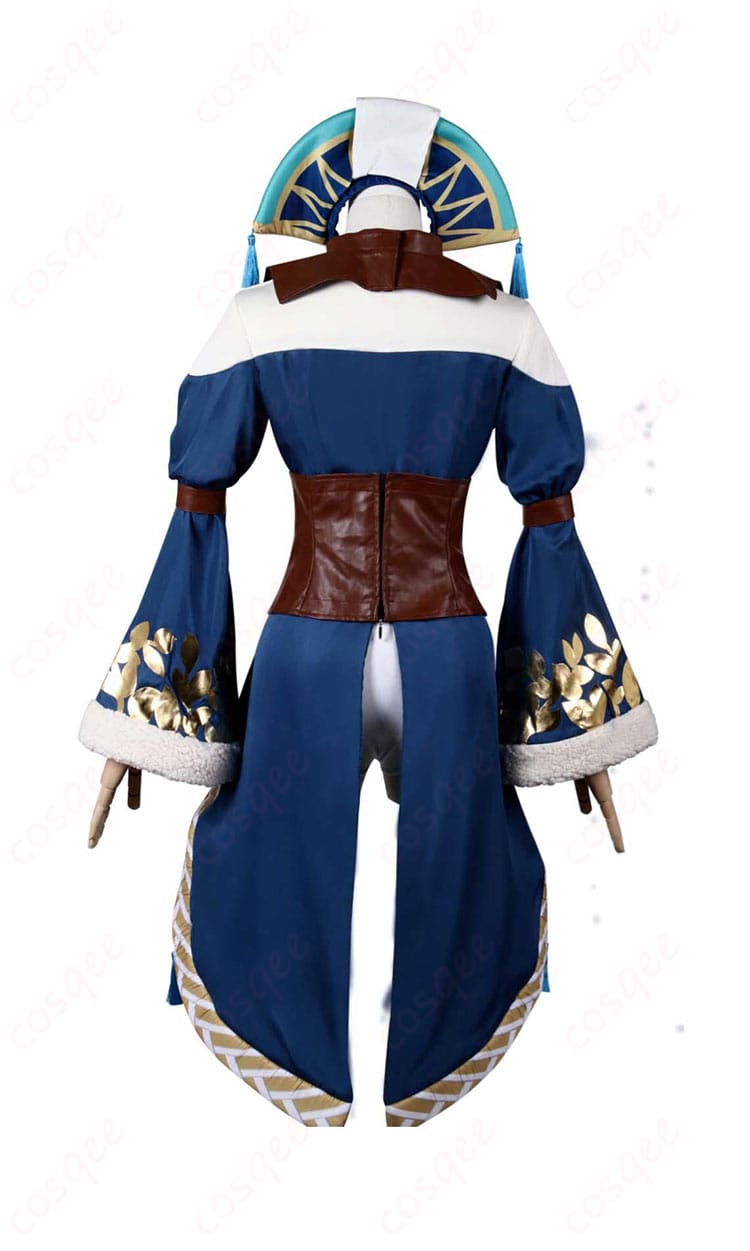 商品背面図、アークメイジ衣装の背面ディテール