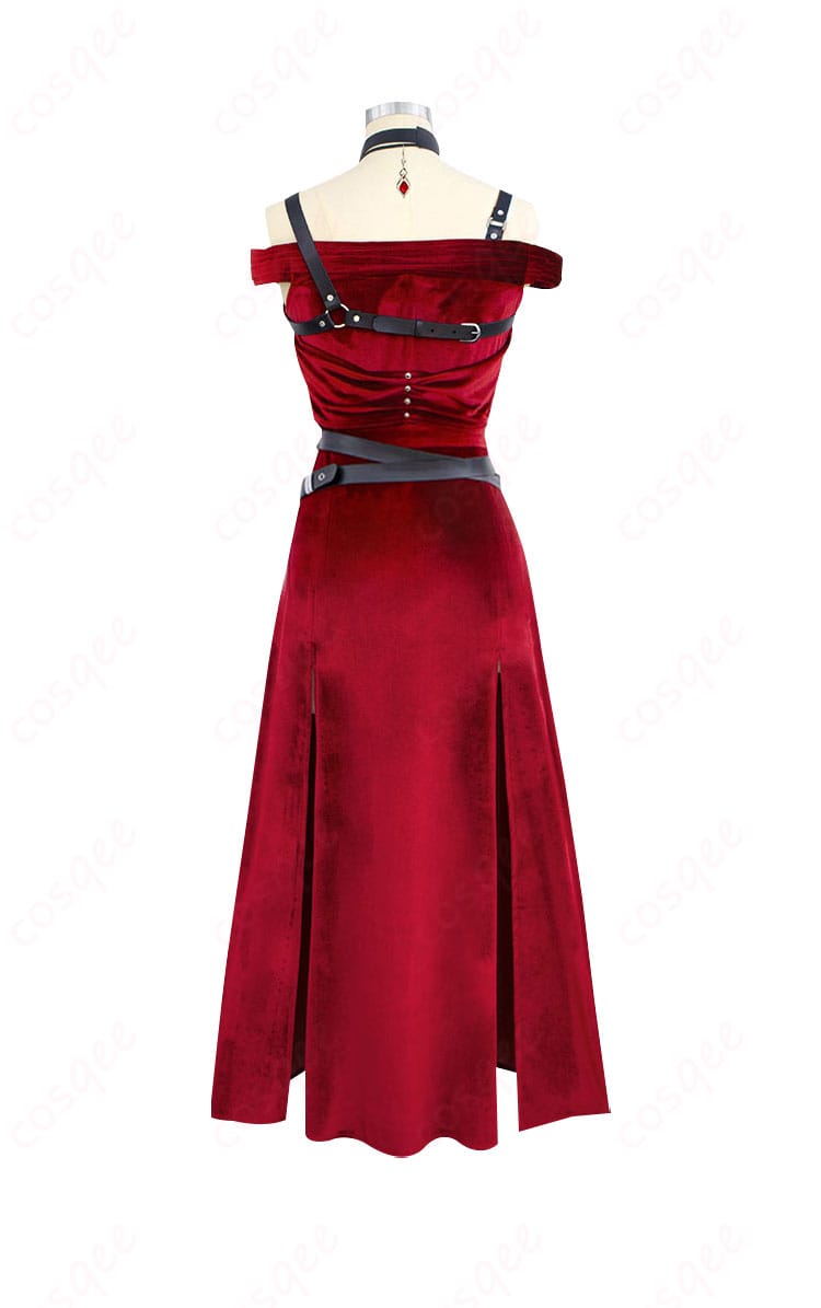 恋と深空 主人公 コスプレ衣装 『麗しき暗幕』 背面画像。背面のディテールも完璧に再現されたコスプレ衣装。