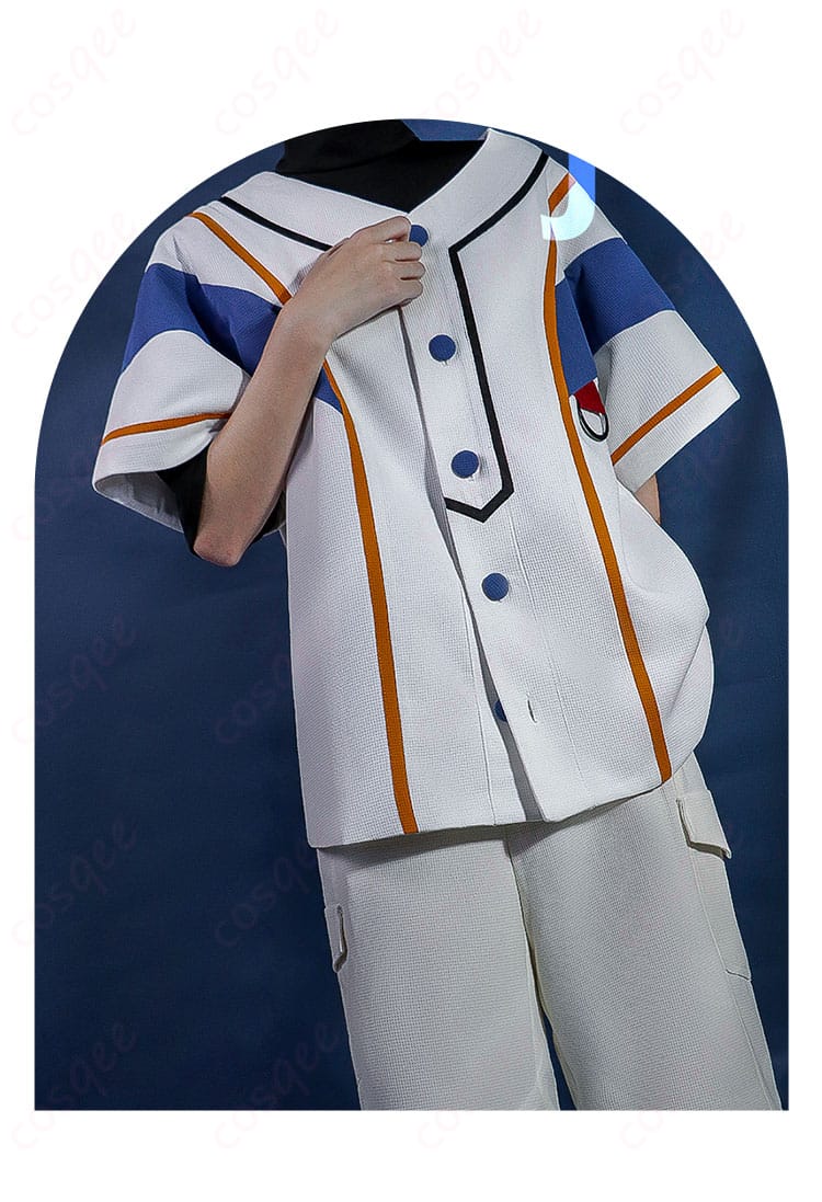 漣ジュン コスプレ衣装(私服2)服装の装飾細部。刺繍や模様の詳細が再現されています。