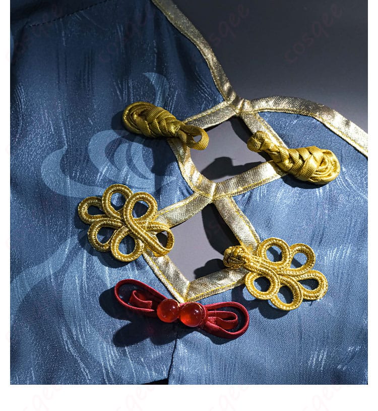 スターレイル 飛霄 コスプレ衣装 上衣サイド装飾のディテール | 完璧な仕上げのディテール