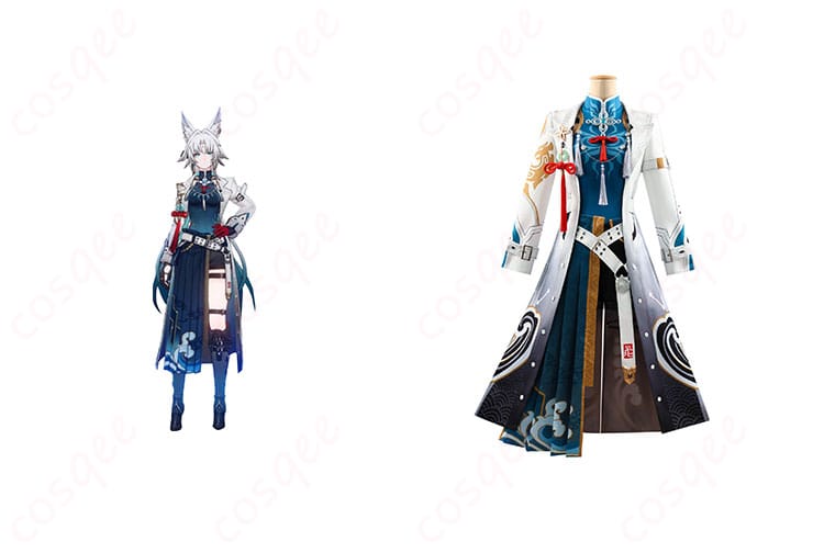 商品正面とキャラクター飛霄のコスプレ衣装を組み合わせた画像 - 崩壊:スターレイル