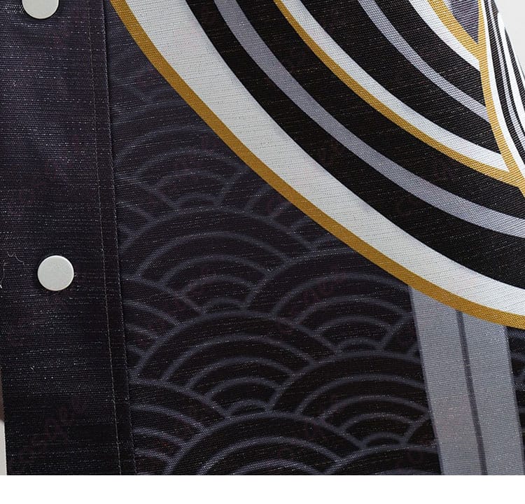 飛霄 コスプレ衣装の門襟部分の装飾