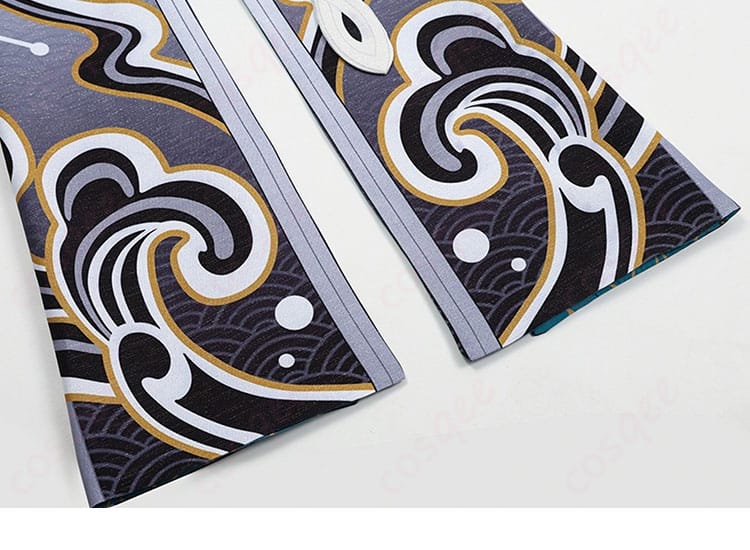 飛霄 コスプレ衣装の外套背面裾部分の装飾