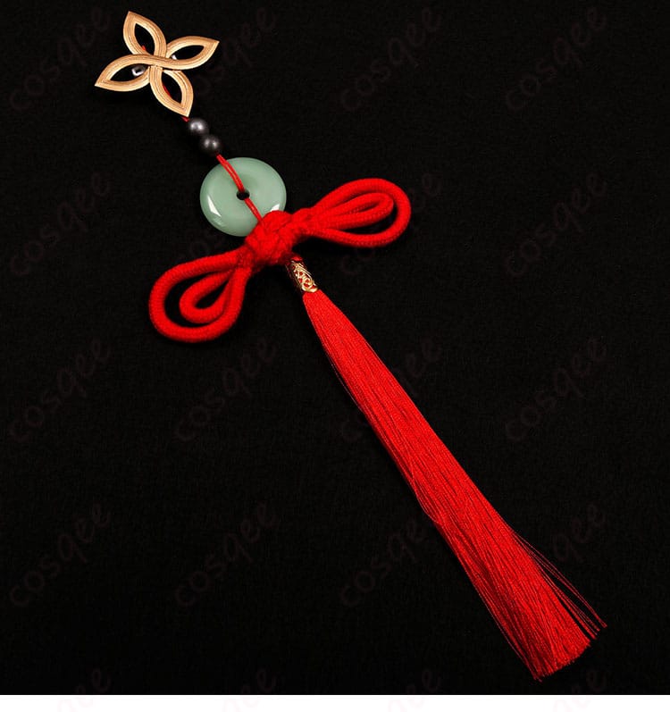 飛霄 コスプレ衣装の玉佩肩飾りのディテール