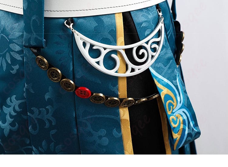 飛霄 コスプレ衣装の腰間右側の装飾ディテール