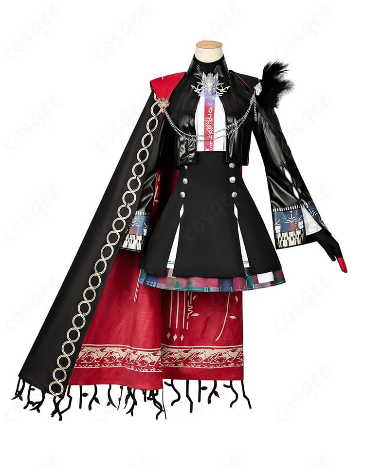 荒廃ラップランドコスプレ衣装の正面画像。ディテール豊かなデザインが際立っています。