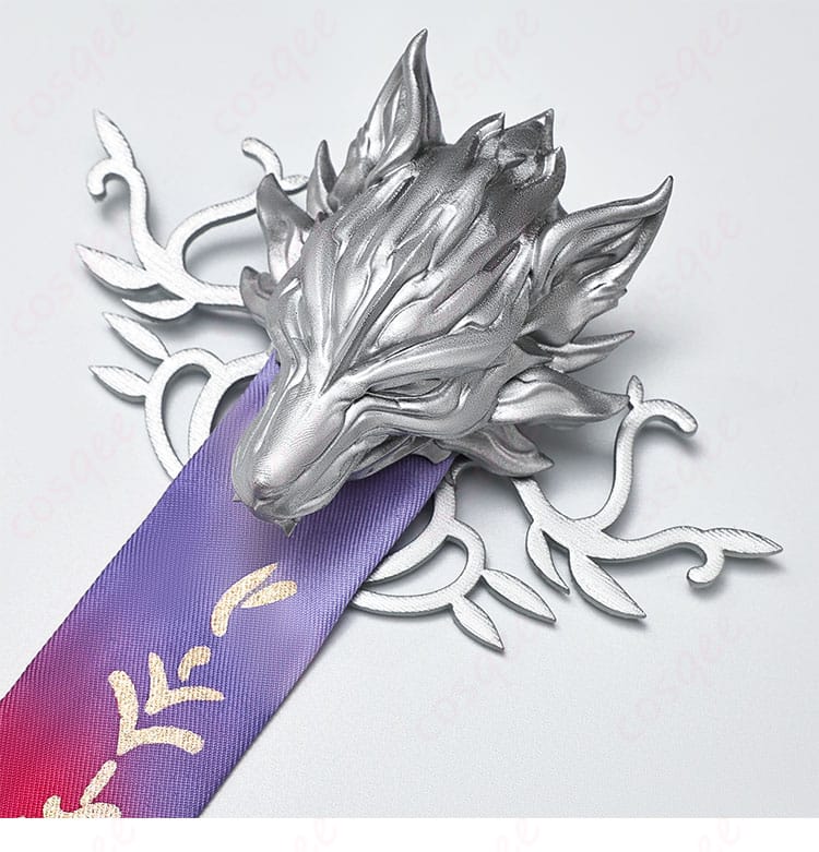 荒廃ラップランドコスプレ衣装の胸飾り。キャラクターの特徴を反映した装飾。